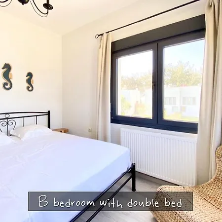 Villa Aspri Petra Rachoni - 3 Bedrooms 7 Guests Skala Rachoni (Thasos)