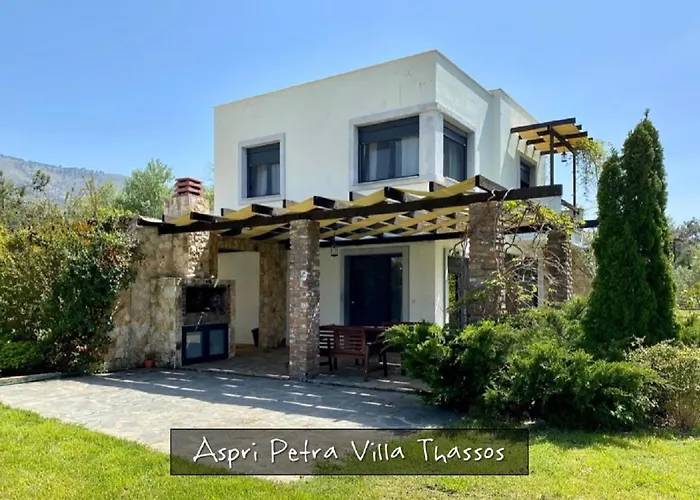 فيلة Aspri Petra Rachoni - 3 Bedrooms 7 Guests Skala Rachoni (Thasos)