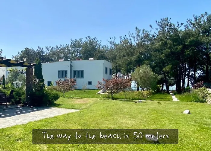 فيلة Aspri Petra Rachoni - 3 Bedrooms 7 Guests Skala Rachoni (Thasos)