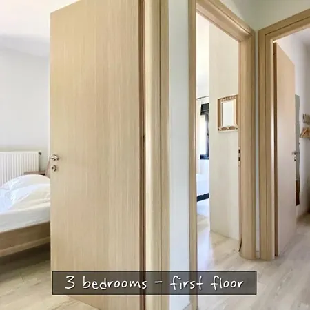 Aspri Petra Rachoni - 3 Bedrooms 7 Guests Villa Szkála Rahoníu