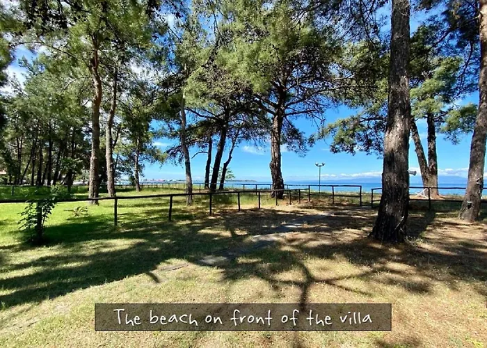 Villa Aspri Petra Rachoni - 3 Bedrooms 7 Guests *